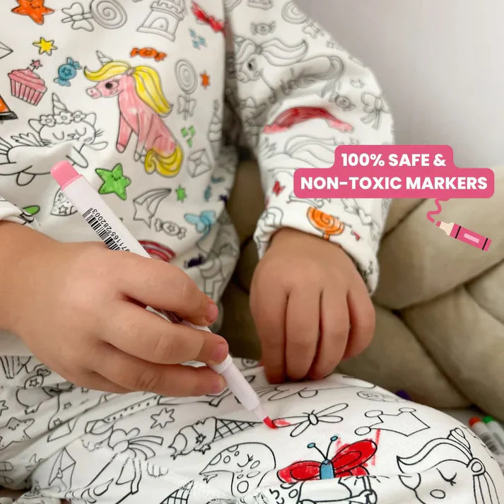 Children's Two-Piece Color Me Pajamas