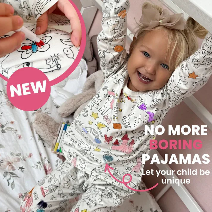 Children's Two-Piece Color Me Pajamas