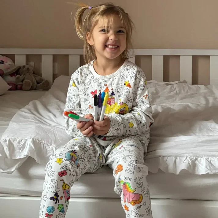 Children's Two-Piece Color Me Pajamas