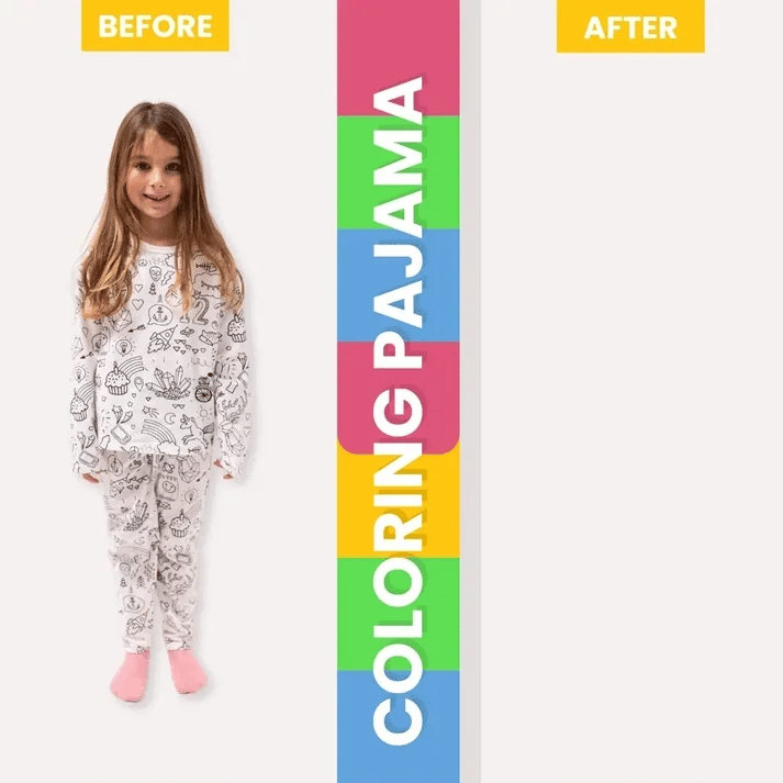Children's Two-Piece Color Me Pajamas