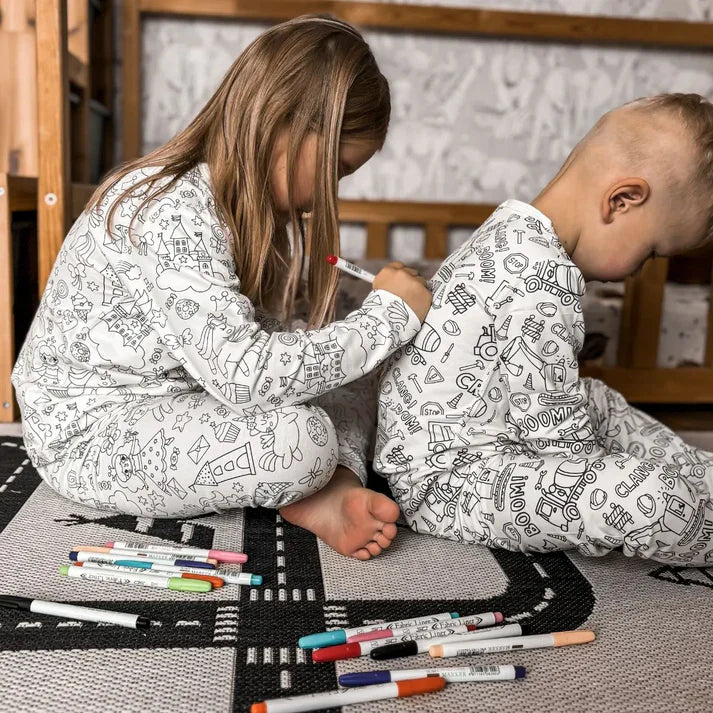 Children's Two-Piece Color Me Pajamas